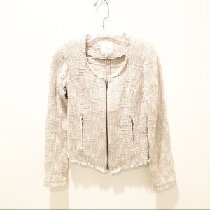 Joie two tone tweed Collins jacket NWOT